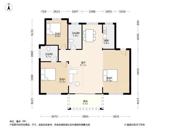 新盛佳苑户型图