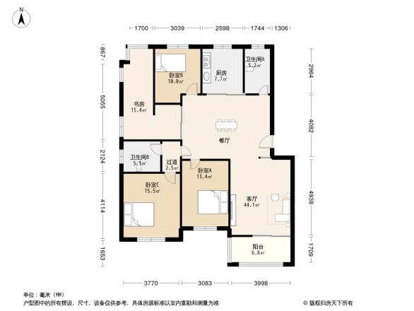 学府家园户型图