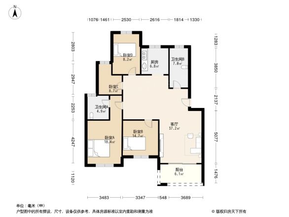 学府家园户型图