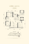 标准层129㎡户型