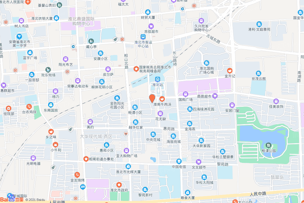淮北建投绿金公馆交通图