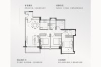 1、2栋建面126平米A户型