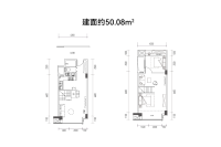 建面约50.08