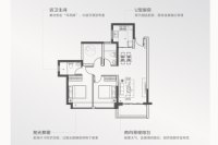 1、2栋建面89平米户型