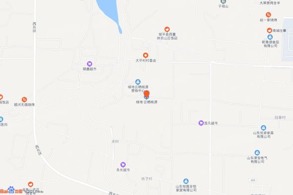 绿地雲栖桃源交通图
