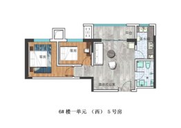 星河佳苑2室1厅1厨1卫建面79.45㎡
