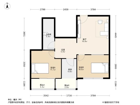 天子庄园别墅户型图