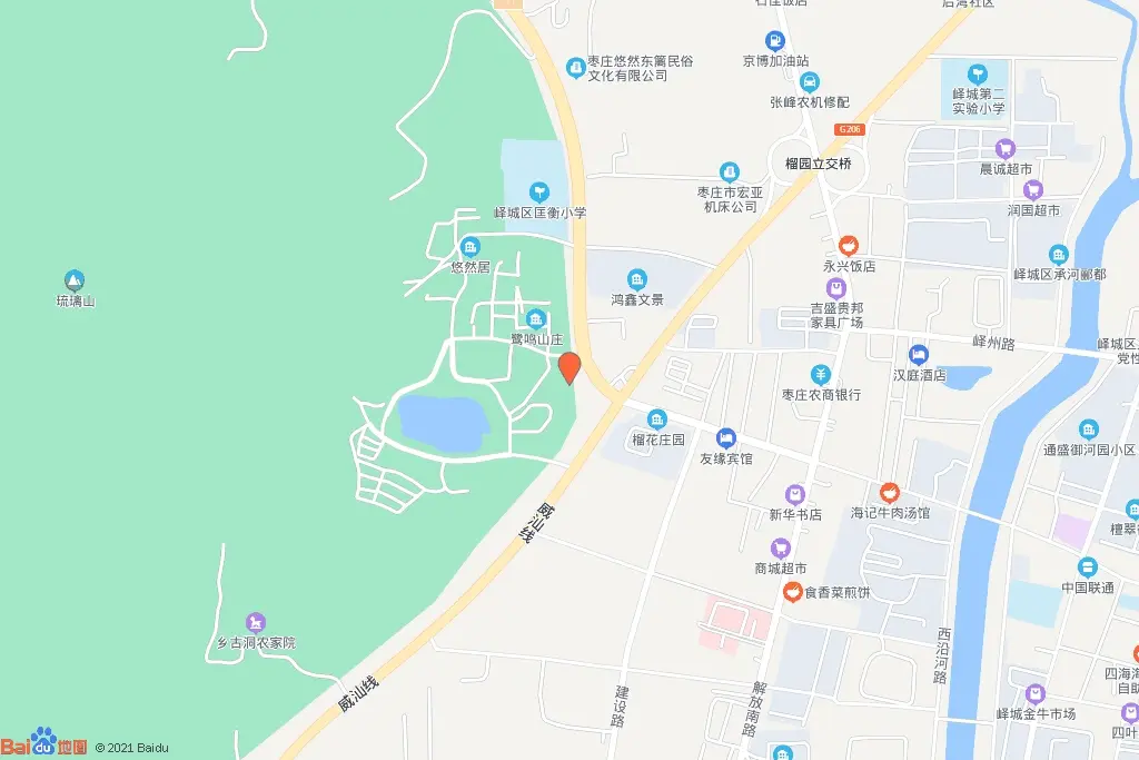 峄城碧桂园鹭洲府交通图
