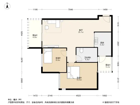 万科重庆天地翡翠天麓户型图