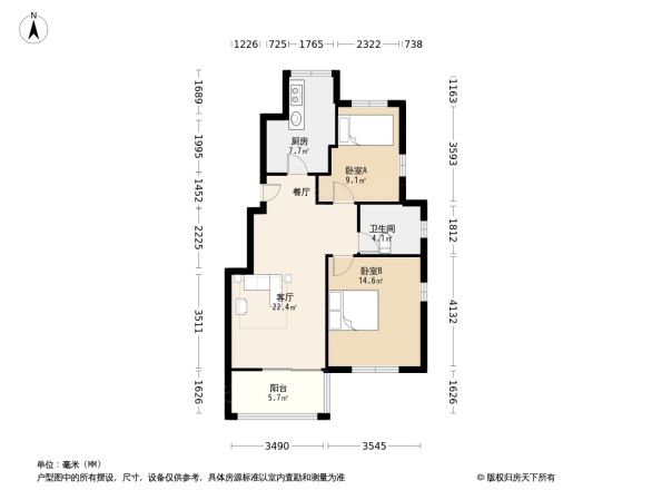 新明半岛北区户型图