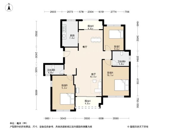 新明半岛北区户型图