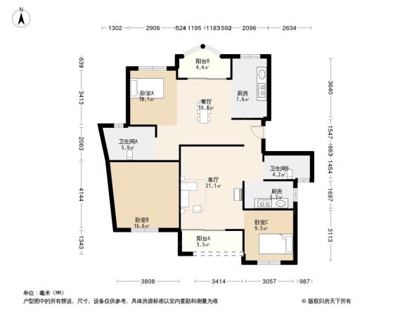 新明半岛北区户型图