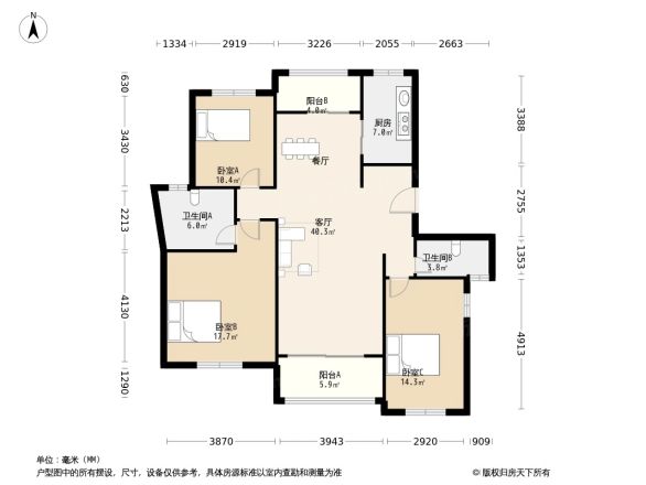 新明半岛北区户型图