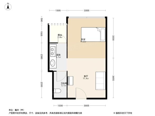 星光礼寓户型图