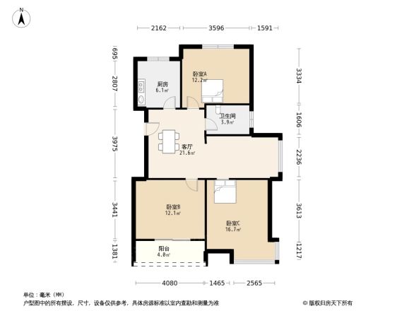 正黄·凤祥府户型图