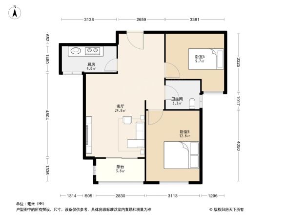 波隆城市花园户型图