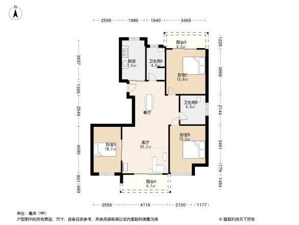 正黄·凤祥府户型图