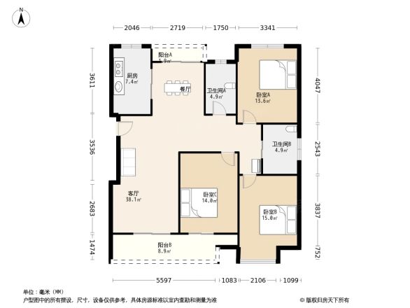 正黄·凤祥府户型图