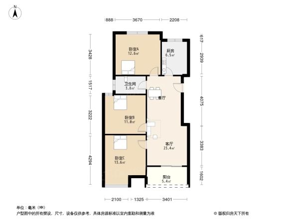正黄·凤祥府户型图