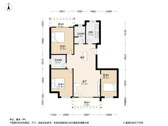 正黄·凤祥府户型图