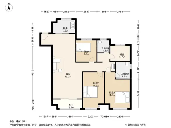香溪悦府户型图