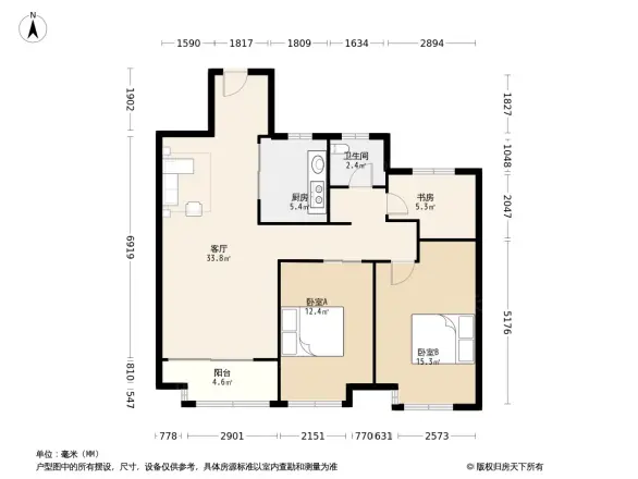 香溪悦府户型图