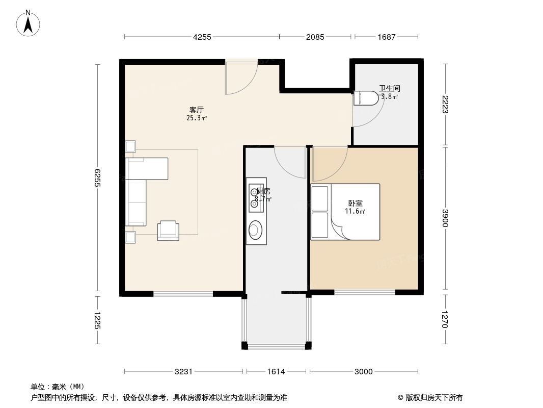 户型图1/2