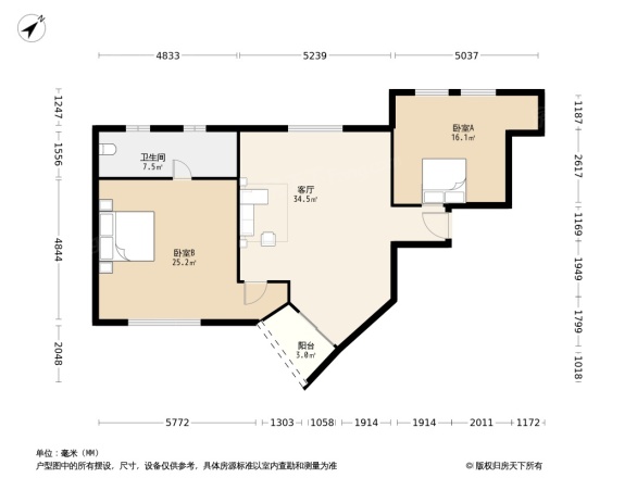 惠州城市花园户型图图片