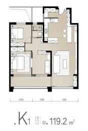 新东升·润园3室2厅1厨2卫建面119.20㎡