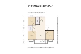 珠山万年国际颐养社区3室2厅1厨1卫建面137.57㎡