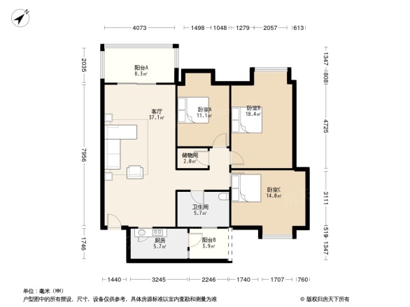 顺江小区户型图