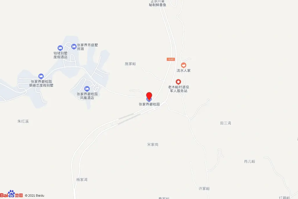 张家界碧桂园交通图