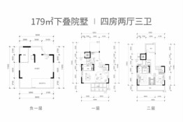 五矿香投澜悦溪岸4室2厅1厨3卫建面179.00㎡