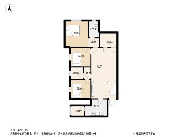 合能璞丽户型图