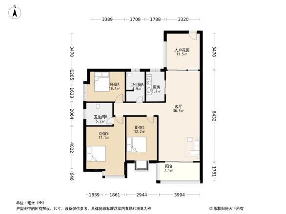 西湖丽景户型图