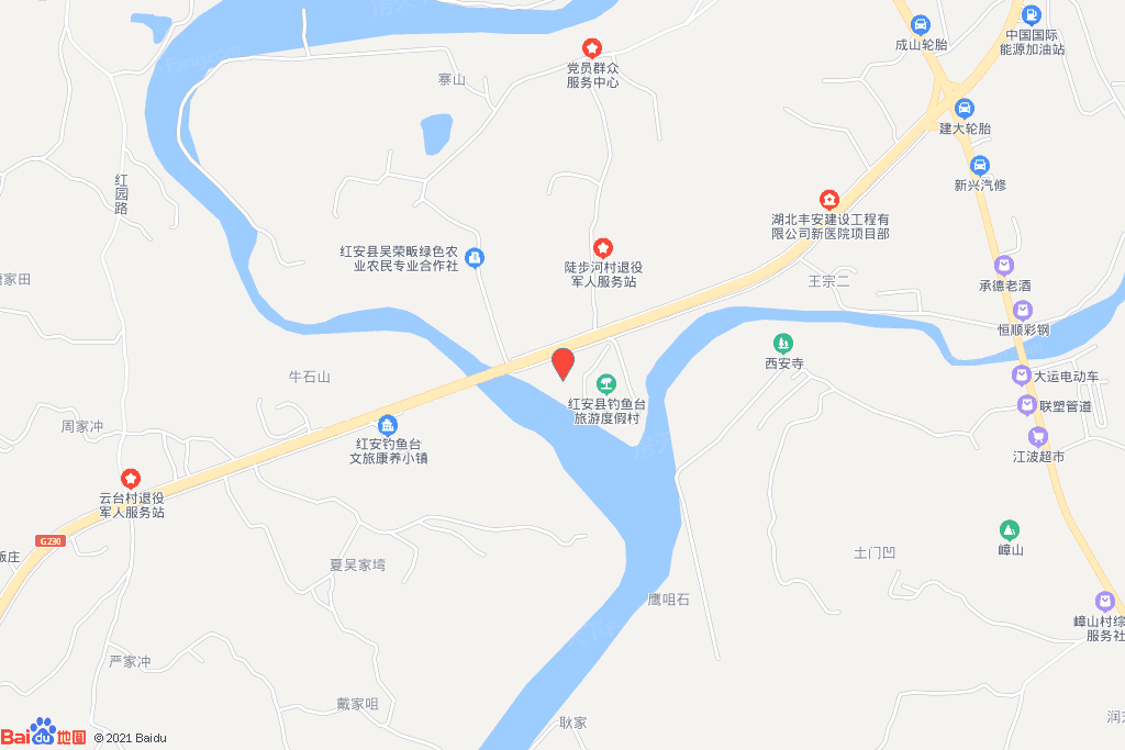 钓鱼台香墅湾交通图