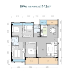 交投·枫亭菀（三期）4室2厅1厨2卫建面132.00㎡