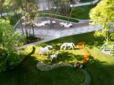 公园九里看中庭,东南朝向大三房双卫