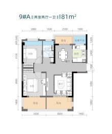 交投·枫亭菀（三期）2室2厅1厨1卫建面81.00㎡