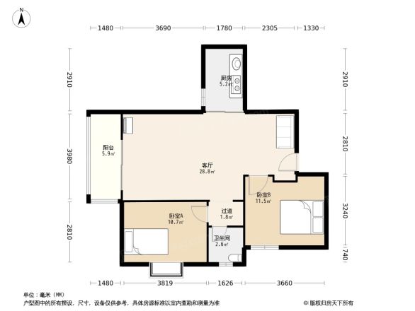 楚天世纪城户型图