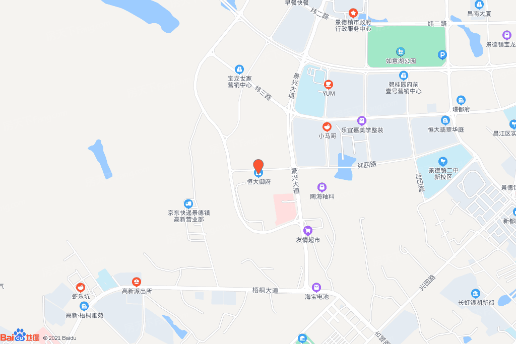 恒大御府交通图