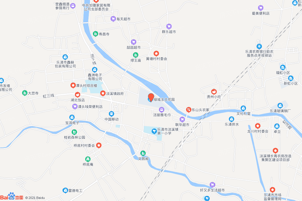 乐清绿城·玉兰花园交通图