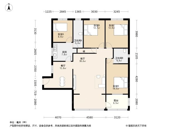 瑞都花苑户型图
