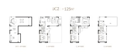 绿都雁鸣叙5室2厅1厨4卫建面125.0㎡