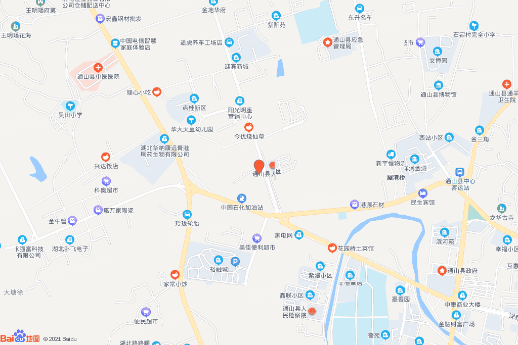 福华园交通图