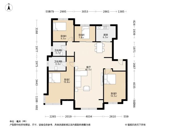安瑞嘉园户型图