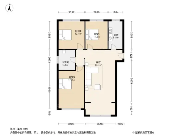 广厦财富中心户型图