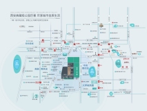 金地中央公园交通图交通规划