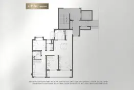 中海观山樾3室2厅1厨2卫建面114.00㎡