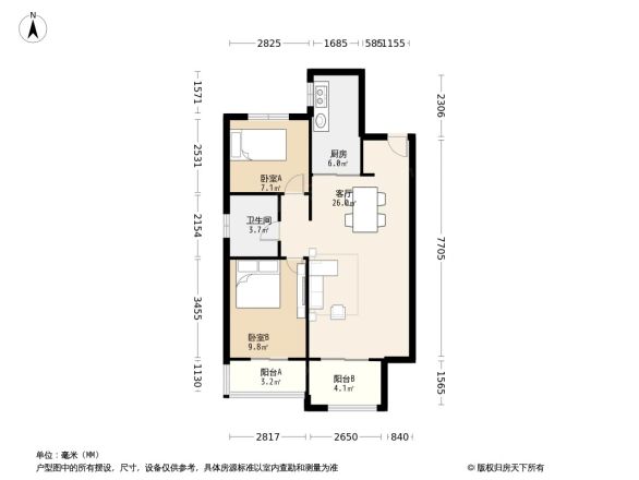 枫景园户型图